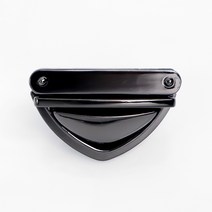 가방잠금 버클 락장식 뜨개질, 01 넓은삼각 블랙