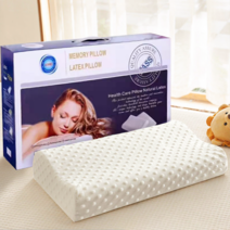 캠린 홈 극세사 3D 메모리폼 베개, 화이트, 1개