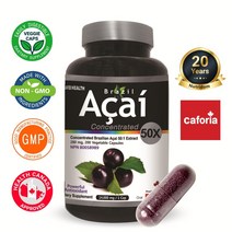 아사이베리 50배 농축 캡슐 14 000mg 200개입 캐나다 직구 영양제 - 카포리아