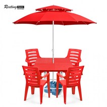 대형 카페파라솔 팔각 테이블 카페의자 매점 캠핑 받침대, 12.컬러 테이블(원형) 남색