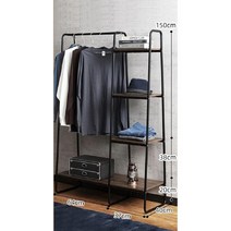 플로어행거 스탠드행거 옷걸이 행거 옷걸이봉 드레스룸행거, J