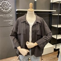 [보니스팍스] NC02 홑겹 점퍼형 숏재킷 1 B21JK030
