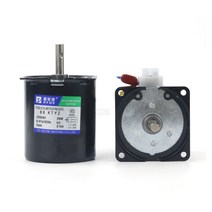 감속 기어 모터 속도조절 68KTYZ 220V AC 영구 자석 동기 모터 100KG 28W CW/CCW 금속 기어드 저속 2.5 ~ 1, 07 2.5rpm(220V)
