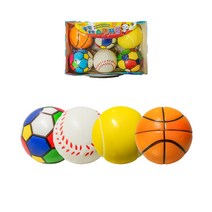 2000 말랑말랑 소프트볼 스포츠공 랜덤발송 10cm