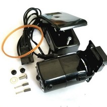 재봉틀공방 공업용 미싱 반짇고리 가정용 미싱기 재봉틀 원데이클래스 220v 250w 고출력 모터 12500rmp 1.0 amps 풋 페달 컨트롤러 속도 페달 포함, 1 세트