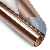 은박단열재 바닥 단열재 외벽 스티로폼 창 개인 정보 보호 필름 태양 차단 거울 반사 색조 편도 열 제어, 03 브라운_06 90x200cm