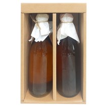 홍천 100% 수제 국내산 들깨 참깨로 만든 참기름 들기름 추석명절 선물세트 350ml