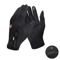 사이클 등산 낚시 네오프랜 터치 방수 글로브 장갑, 블랙_XL