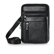 RB4)천연소가죽 부드러운소재 가벼운 남성가죽가방 블랙