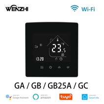 WiFi 온도 조절기 온도 조절기 물/전기 바닥 난방 가스 보일러 25A Smart Life Tuya Control Alexa Google, 02 WZ-X5-GB