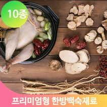금산약초 한방 백숙재료 9종 닭백숙 프리미엄형 국내산 한방재료 다시팩, 1개