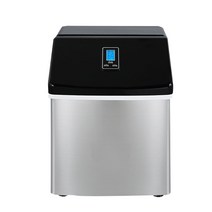 제빙기 아이스메이커 얼음제조 WZB-20F/S 120W 전기 상업 아이스 메이커 25KG 가정용 탁상 자동 라운드 큐, 01 220V_03 EU