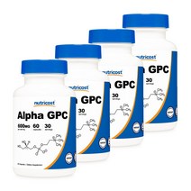 알파 GPC 캡슐 300mg 60캡슐 4병, 단품, 단품