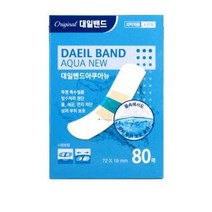 대일밴드 아쿠아 방수밴드 일반형 80p, 10개