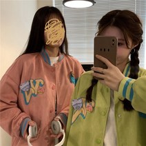 야구점퍼 솔트레이지 윈드자켓 자수패치 레트로 빈티지 베이스볼 자켓