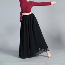 [Myshe]여성 여름 롱 치마바지 빅사이즈 와이드 팬츠 Dou26174KT07