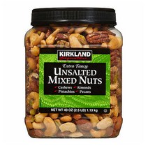 Kirkland Signature Unsalted Mixed Nuts 커클랜드 시그니처 무염 믹스넛 40oz(1.13kg)
