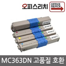 OKI MC363DN 프리미엄재생토너 OKI C332, 1개, 빨강