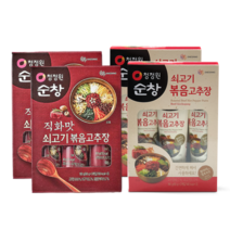 청정원 쇠고기볶음 고추장 60g x 6개 + 직화쇠고기볶음고추장 60g x 6개 총 12개(720g)