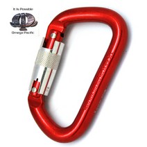 오메가퍼시픽 자동잠금 카라버너 12A33Q NFPA UL 암벽등반 클라이밍