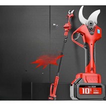 고무나무 가지치기 전동가위 충전식 가지치기 자동가위+배터리2개 21V 원예, 5.8cm 688888mAh 배터리 1개