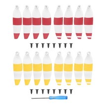 16pcs dji mavic mini 2se drone 4726 프로펠러 교체 소품 블레이드 경량 윙 팬 부품 dji mini 2se 액세서리, 8 빨간색 8 노란색