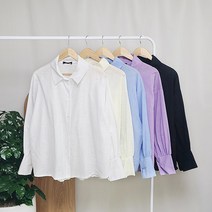 프롬하트 6color 린넨 박시 셔츠 여름남방 박시남방 린넨남방