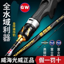 Guangwei 옐로우 스파이더 루어대 거미 ML 후지 가이드 원투용 장비, 옐로우 스파이더 건 2.1m