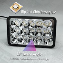 UV램프안정기 Led UV 젤 경화 램프 자외선 치료 오일 인쇄 기계 유리 잉크 페인트 실크 스크린 3D 프린터 P, 01 395nm