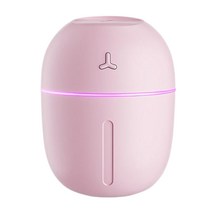 Royalways 휴대용 미니 가습기 쿨 미스트 아로마 에센셜 오일 디퓨저 300ml 아로마 디퓨저 vaporizers humifier kids home, 84x110mm, 핑크 1, ABS