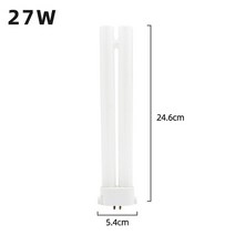 침대독서등 마리스텔라 아르떼미데 220V 파티 눈 보호 조명 4 개 바늘 책상 램프 튜브 13W 18W 27W 사각형 핀 삼색 형광등, [02] 27W