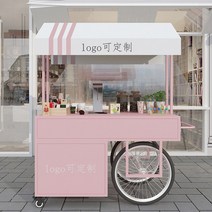 플리마켓 행사 이동식 접이식 판매 진열대 유럽 스타일 창의적인 철 꽃 카트 바닥 카트 자동차 디스플레이, 한개옵션1, 02 2