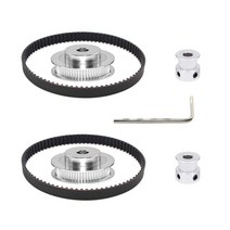 타이밍 풀리 동기 휠 동기식 치아 보어 알루미늄 길이 너비 벨트, 610mm 벨트, 20t w6 b5-60t w6 b8