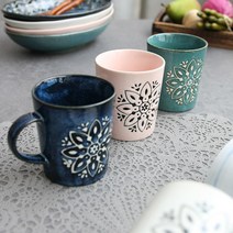 이로도리 모로카 로맨틱 머그 (4color), 모로카 머그 [오션블루]