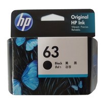 휴렉팻커드 HP No.63 잉크 표준용량 F6U62AA, 검정, 1개