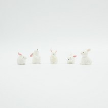그린테라피 피규어 1개 마리모 장식 꾸미기, 산토끼