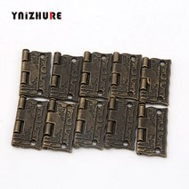 가구 부속품 캐비닛 도어 힌지 도어 경첩 상자 가구 경첩 나사 구멍 가방 액세서리 청동, 1.5인치