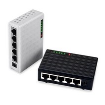 네트워크 스위치 diewu dw-ip17x-t5 10100mbps 5 포트 고속 이더넷, AC 플러그가 있는 검정색
