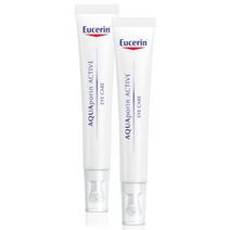 유세린 아쿠아포린 액티브 아이크림 15ml x 2 다크서클없애는법 눈밑에좁쌀 눈밑고랑 다크서클화장법 아이크림바르는법 미간가로주름 눈밑주름없애는법 안티에이징 눈가주름 나잇살관리
