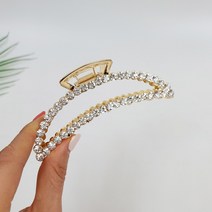메탈 진주 큐빅 올림머리집게핀 반머리 사각 라운드 바나나 꼬임 헤어 집게핀