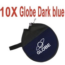 탁구 블레이드 라켓 하프 라운드 모양 케이스, 10x Globe Dark blue