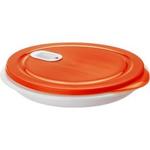 Rotho XL Clever 전자레인지 접시 12l뚜껑과 칸막이 포함 플라스틱PP BPA 없음 흰색빨간색 12l260 x 260 48cm, 단일모델명/품번