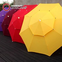 대형 2단 일반형 파라솔 캠핑 낚시 용품, 상세 설명 참조, 전체색:아이보리