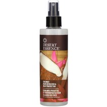 데저트 에센스 Desert Essence 코코넛 헤어 디프리저＆ 히트 프로텍터 8.5 fl oz (237 ml) US 직배송, 1PACK, 상세설명참조