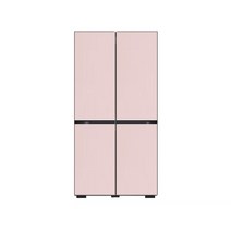 삼성 비스포크 4도어 냉장고 1등급 글라스 글램핑크 870L RF85B9131AP 바름