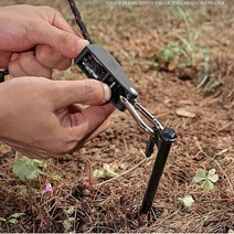 로프라쳇 블랙 캠핑 길이 조절 타프 텐트 스트링 스토퍼