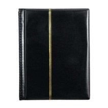 FCSHOP 스탬프 앨범 10장(20페이지) 소모품 디스플레이 홀더 친구 수집가, 검은 색