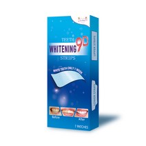 치아미백 스티커 치아 화이트 자신만만한 웃음 9D 치아 패치 7대 14패치, 1개