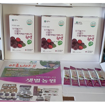 치악산 아로니아 아이러브 쥬스 (100g 5개 x 6세트) 아로니아원액 500ml 원액 스틱파우치 900g 복숭아잼 280g 눈건강 면역력 혈행개선 도움
