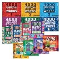 1000 2000 4000 basic core Essential English Words 에센셜 잉글리쉬 워드 1 2 3 4 5 6, 1000 word 1